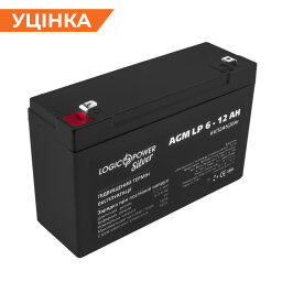 Акція. Акумулятор AGM LP 6V-12 Ah Silver
