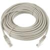 Патч-корд литой LogicPower UTP RJ45 кат. 5Е 15 м (серый) - Изображение 1