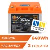 Акумулятор LP LiFePO4 для ДБЖ LCD 12V (12,8V) - 50 Ah (640Wh) (BMS 50A/25A) пластик - Изображение 1