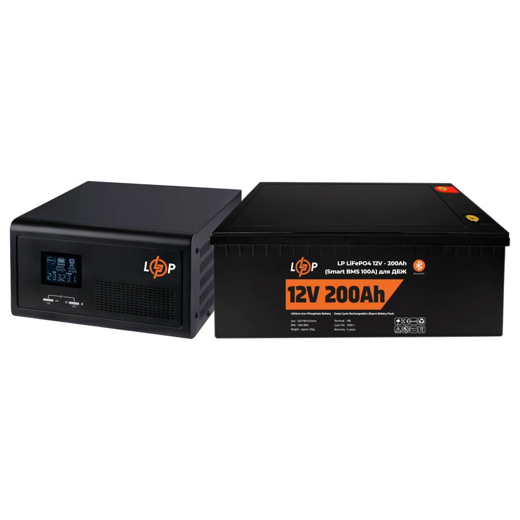 Комплект резервного питания LP(LogicPower) ИБП + литиевая (LiFePO4) батарея (UPS 1000VA + АКБ LiFePO4 2560W) - Изображение 3