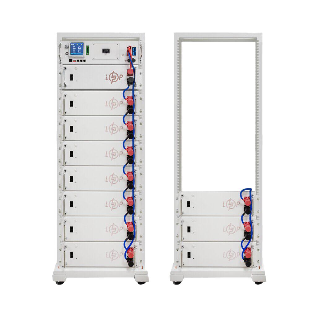 Високовольтний акумулятор LP LiFePO4 Battery HVM 563,2V 50Ah (28160Wh) BMS 125А AB Lrack white - Зображення 2