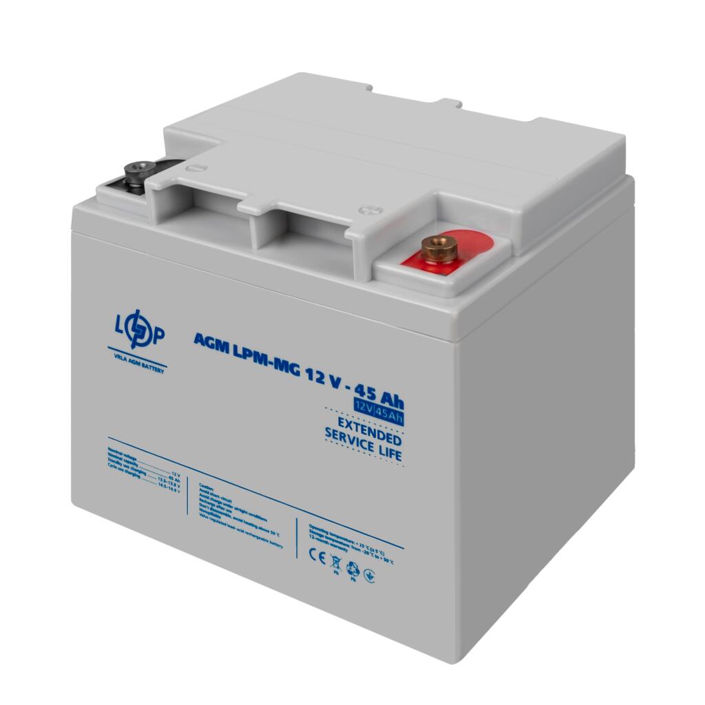 Аккумулятор мультигелевый LPM-MG 12V - 45 Ah - Изображение 3