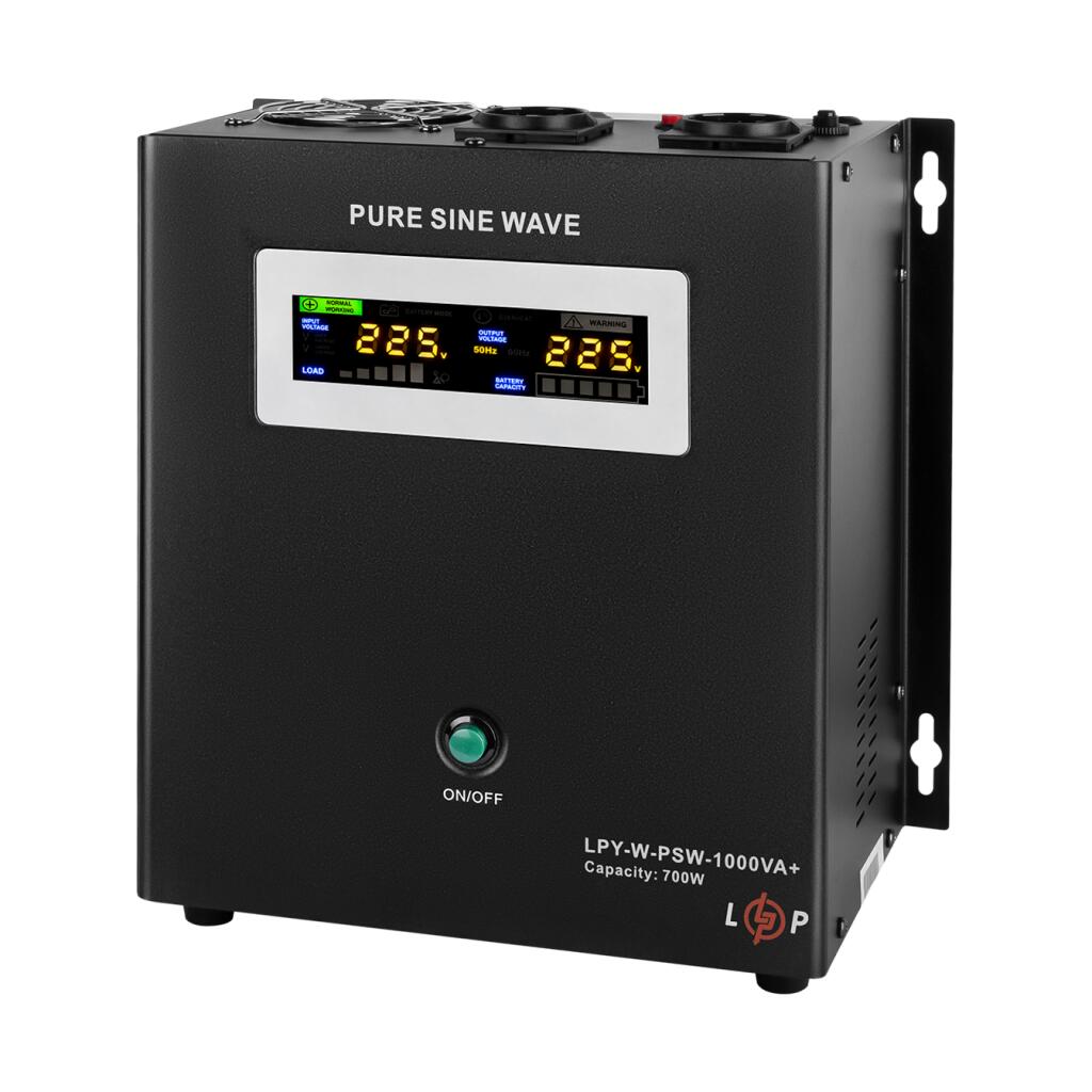 ИБП с правильной синусоидой 12V LPY-W-PSW-1000VA+(700Вт)10A/20A - Изображение 2