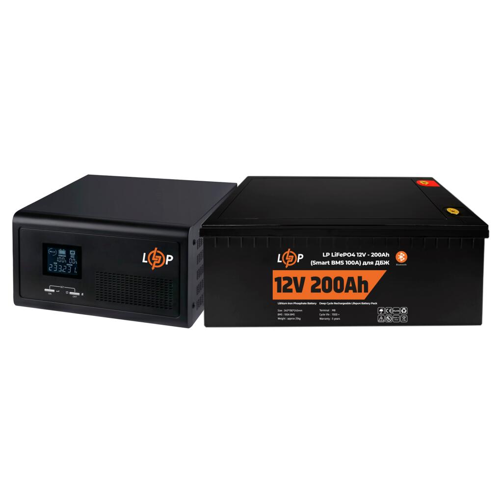 Комплект резервного питания LP(LogicPower) ИБП + литиевая (LiFePO4) батарея (UPS 430VA + АКБ LiFePO4 2560W) - Изображение 3