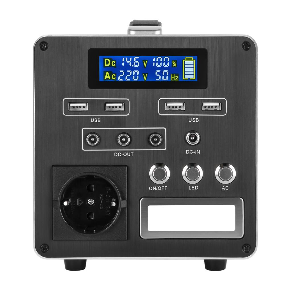 Багатофункціональна портативна зарядна станція LP CHARGER MPPT 500 (500W, 512Wh) - Зображення 2
