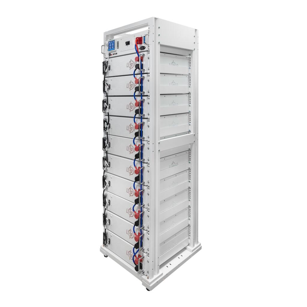 Високовольтний акумулятор LP LiFePO4 Battery HVM 512V 100Ah (51200 Wh) BMS 125А AB Lrack white - Зображення 3