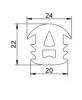 Уплотнитель для солнечных панелей (24*22*20 мм), EPDM - Изображение 2