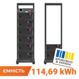 Высоковольтный аккумулятор LP LiFePO4 Battery HVM 409,6V 280Ah (114688 Wh) BMS 125А AB Lrack black