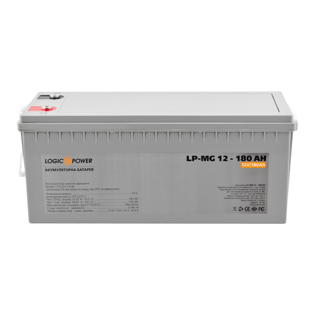 Аккумулятор мультигелевый LP-MG 12V - 180 Ah Silver - Изображение 2