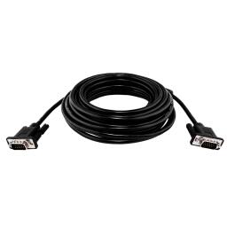 Кабель VGA-10.0BK 10 м черный (с двумя ферритовыми кольцами)