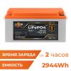 Аккумулятор LP LiFePO4 12,8V - 230 Ah (2944Wh) (BMS 150A/75A) пластик - Изображение 2