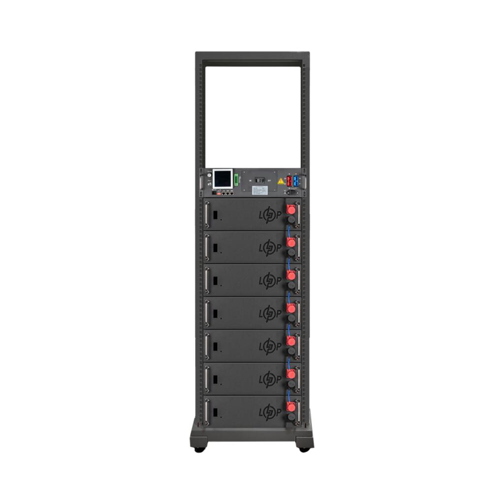 Високовольтний акумулятор LP LiFePO4 Battery HVM 358,4V 100Ah (35840 Wh) BMS 125А AB Lrack black - Зображення 2