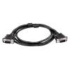 Кабель VGA-2.0BK 2 м черный (с двумя ферритовыми кольцами) - Изображение 1