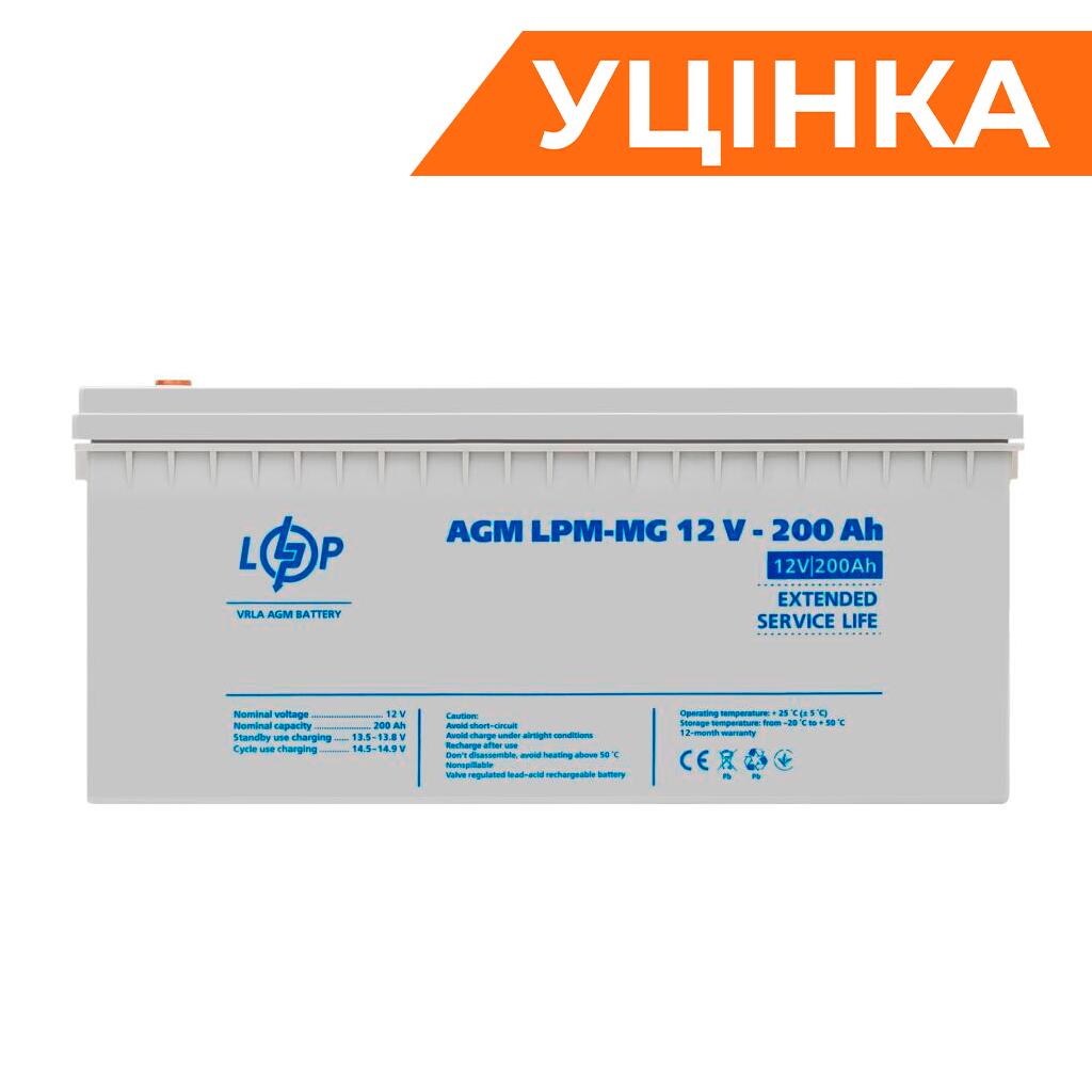 Аккумулятор мультигелевый LPM-MG 12V - 200 Ah Уценка 05.2024 - Изображение 1