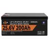 Акумулятор LP LiFePO4 24V (25,6V) - 200 Ah (5120Wh) (Smart BMS 100А) з BT пластик - Зображення 1