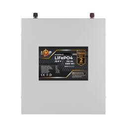 Аккумулятор LP LiFePO4 25,6V - 100 Ah (2560Wh) (BMS 80A/40А) металл для ИБП