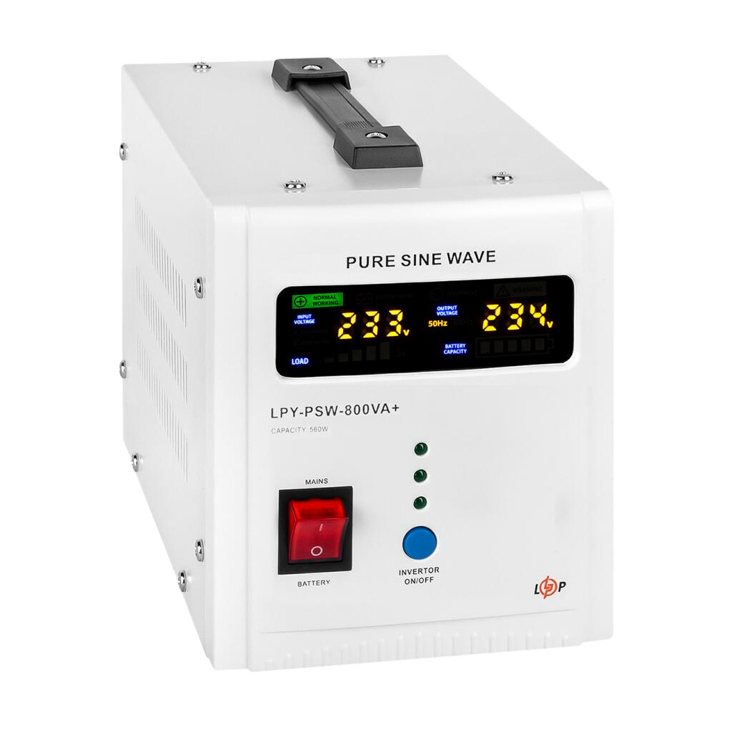 ИБП с правильной синусоидой 12V LPY-PSW-800VA+(560Вт)5A/15A - Изображение 2