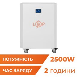 Система резервного живлення LP Autonomic Power FW 2500W (АКБ 2600Wh) Білий глянець