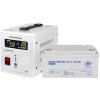 Комплект резервного питания для котла LogicPower ИБП + мультигелевая батарея (UPS 500VA + АКБ MG 780Wh) - Изображение 2