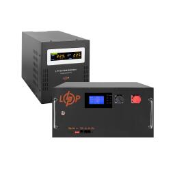 Комплект резервного питания LogicPower B6000 + литиевая (LiFePO4) батарея 16128 Ватт