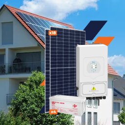 Комплект СЭС DEYE for LP 8 kW GRID - АКБ 9,6 kWh Стандарт