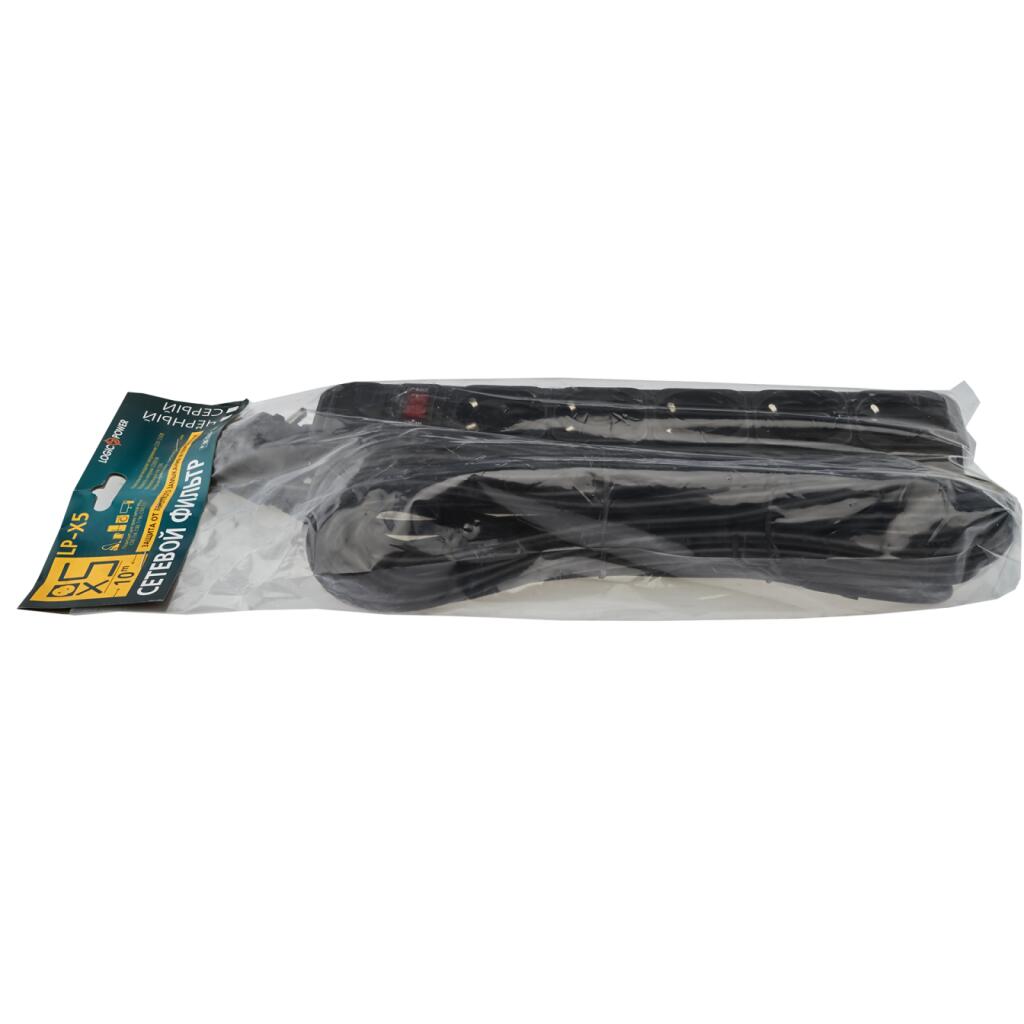 Сетевой фильтр LP-X5 3 м Black (OEM) - Изображение 2