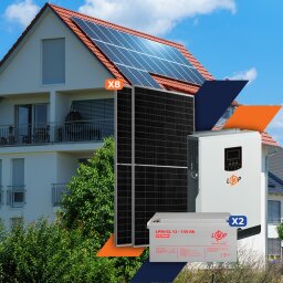 Солнечная электростанция (СЭС) Стандарт 3.5kW АКБ 3.6kWh Gel 150 Ah