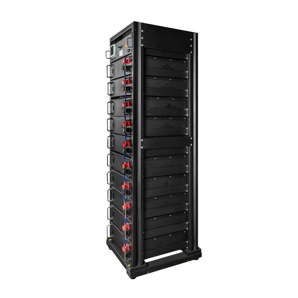 Высоковольтный аккумулятор LP LiFePO4 Battery HVM 512V 100Ah (51200 Wh) BMS 125А AB Lrack black - Изображение 7