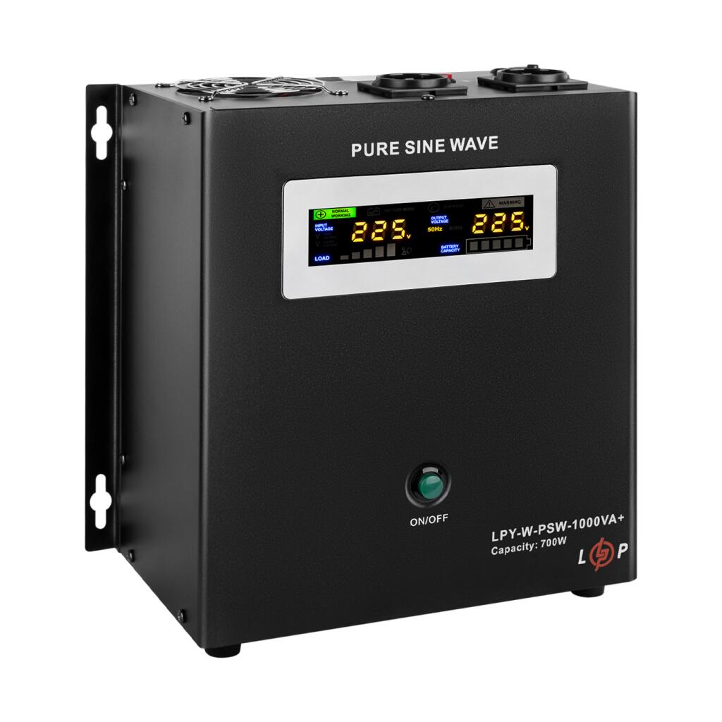 ИБП с правильной синусоидой 12V LPY-W-PSW-1000VA+(700Вт)10A/20A - Изображение 3