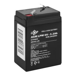 Акумулятор AGM LPM 6V - 5.2 Ah null