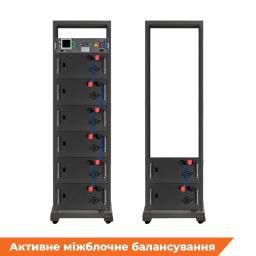 Акумулятор LP LiFePO4 Battery HVM 409,6V 315Ah (129024 Wh) BMS 125А Lrack black AB PRO(40592)