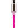 Кабель USB - micro USB 1м R-P (силикон) красно-розовый - Изображение 2