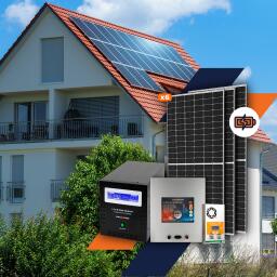 Солнечная электростанция (СЭС) Премиум 4kW АКБ 4.3kWh LiFePO4 90 Ah