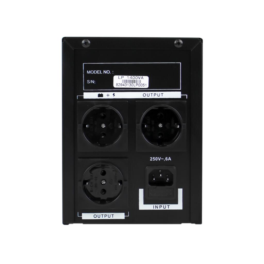 Джерело безперебійного живлення (ДБЖ) LP 1400VA (840Вт) - Зображення 7