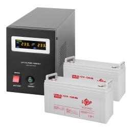 Комплект резервного питания ИБП + гелевая батарея (UPS B1500 + АКБ GL 2880W)