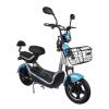 Электрический мопед CITY gy-4 500W/48V/20AH(DZM) (серо-голубой) - Изображение 3