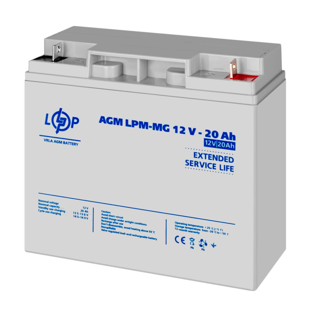 У Аккумулятор мультигелевый LPM-MG 12V - 20 Ah - Изображение 3