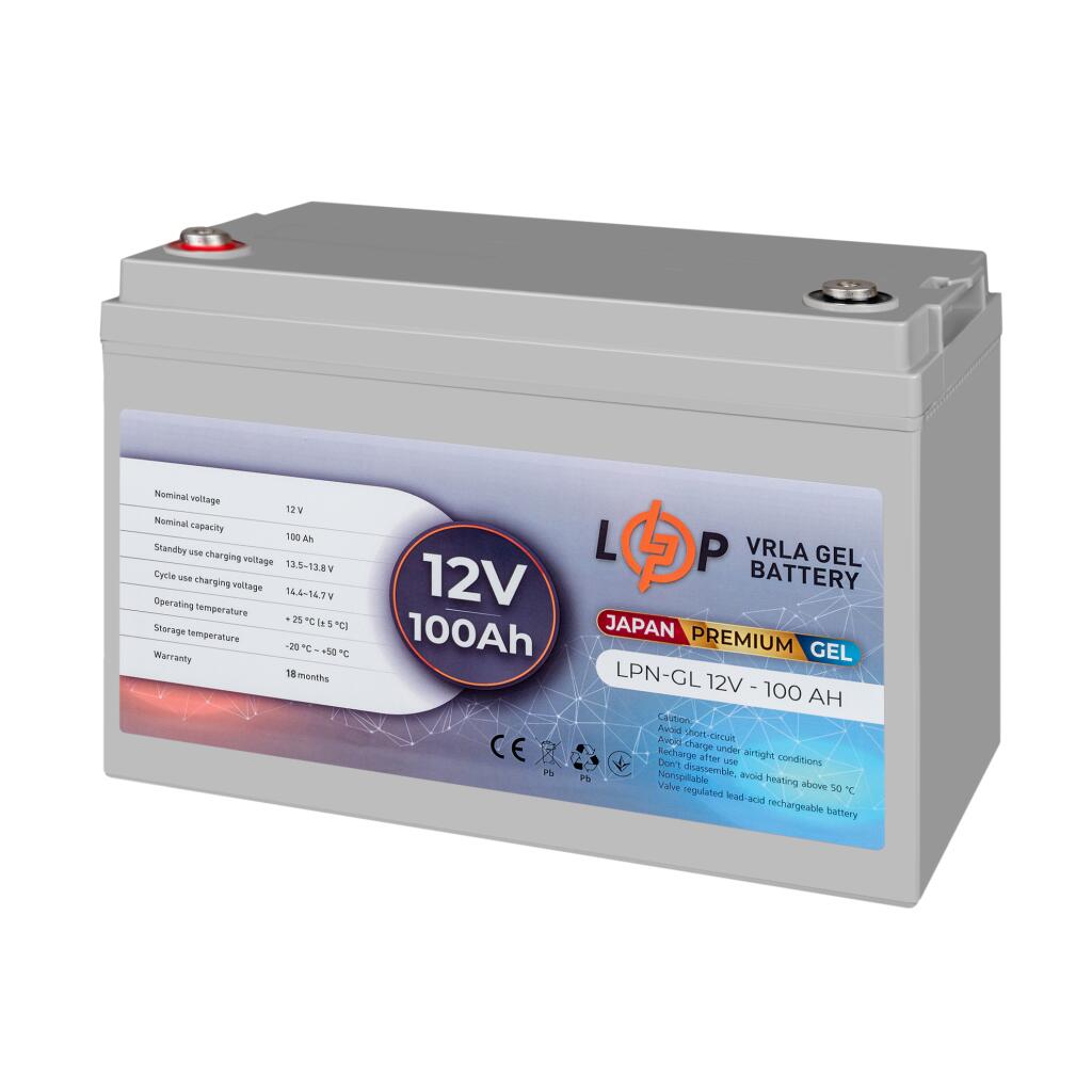 Акумулятор гелевий LPN-GL 12V - 100 Ah (JAPAN) - Зображення 3