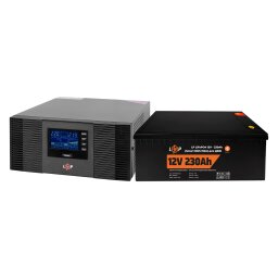 Комплект резервного питания LP(LogicPower) ИБП + литиевая (LiFePO4) батарея UPS 1500VA + АКБ LiFePO4 2944W
