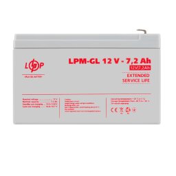 Акумулятор гелевий LPM-GL 12V - 7.2 Ah null