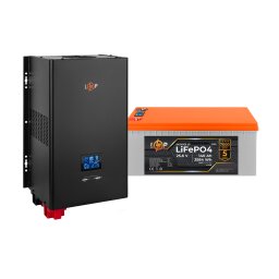 Комплект резервного питания LP (LogicPower) ИБП + литиевая (LiFePO4) батарея (UPS W5000+ АКБ LiFePO4 3584W)