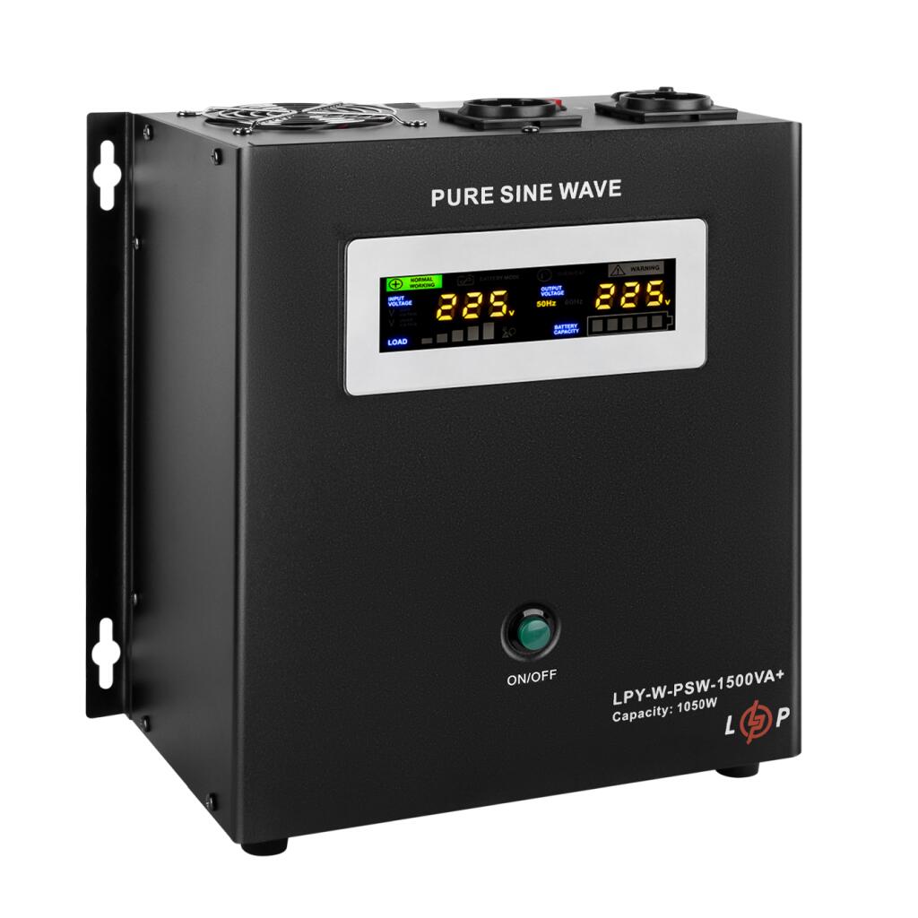 ИБП с правильной синусоидой 24V LPY-W-PSW-1500VA+(1050Вт)10A/15A - Изображение 3