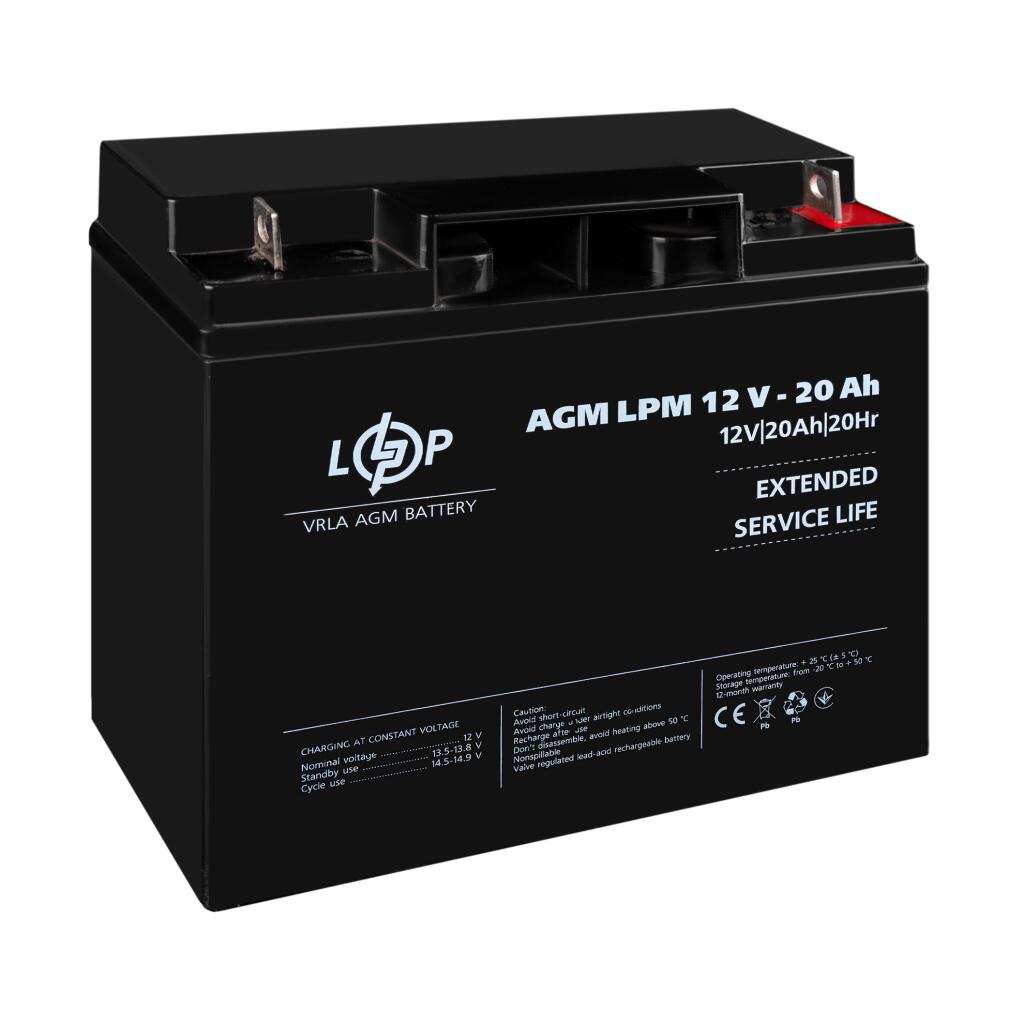 УЦ Аккумулятор AGM LPM 12V - 20 Ah - Изображение 3