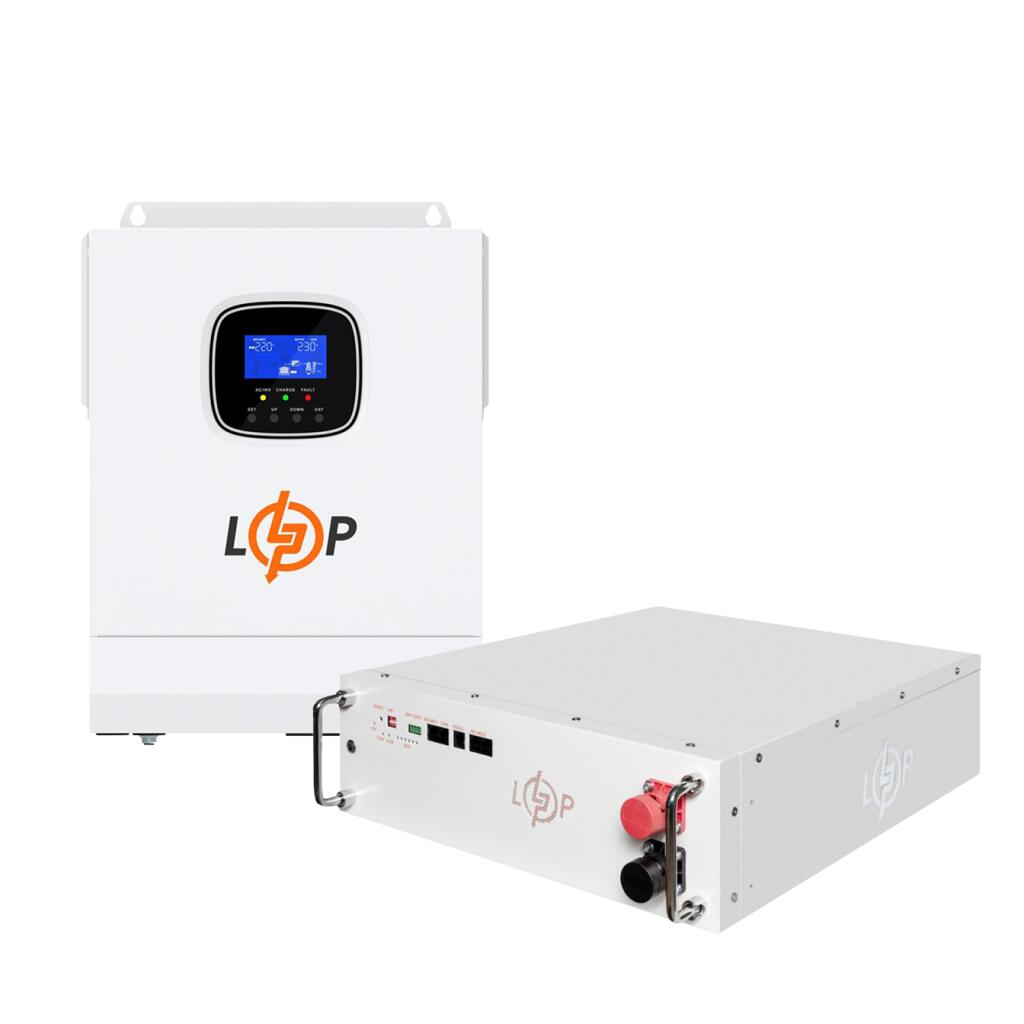 Комплект резервного питания LogicPower ИБП 3500W + литиевая (LiFePO4) батарея 5120 Wh - Изображение 2