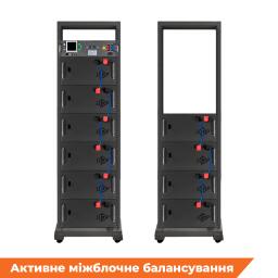 Акумулятор LP LiFePO4 Battery HVM 512V 315Ah (161280 Wh) BMS 125А Lrack black AB PRO