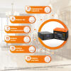 Комплект резервного живлення LogicPower B1500 + літієва (LiFePO4) батарея 1280Wh - Зображення 2