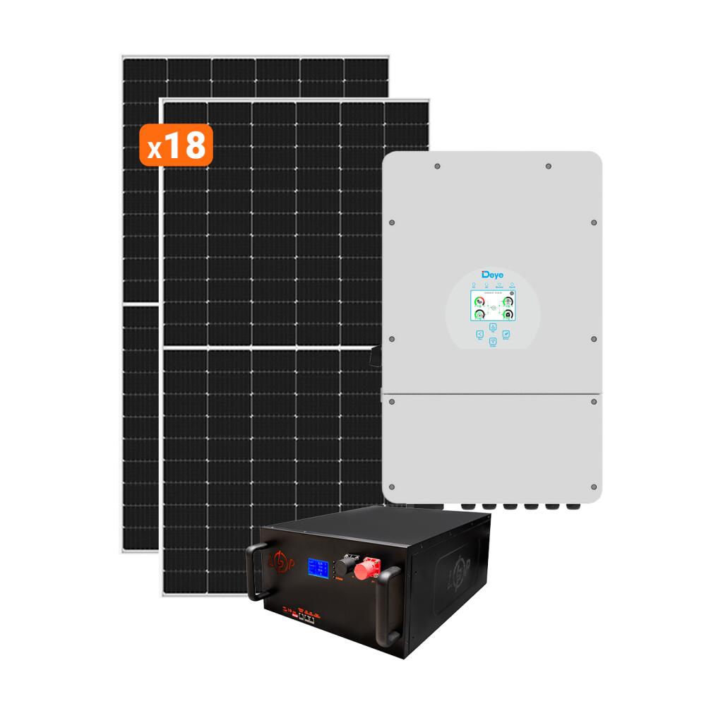 Сонячна електростанція (СЕС) Преміум Deye 10kW АКБ 10kWh LiFePO4 195 Ah - Зображення 2