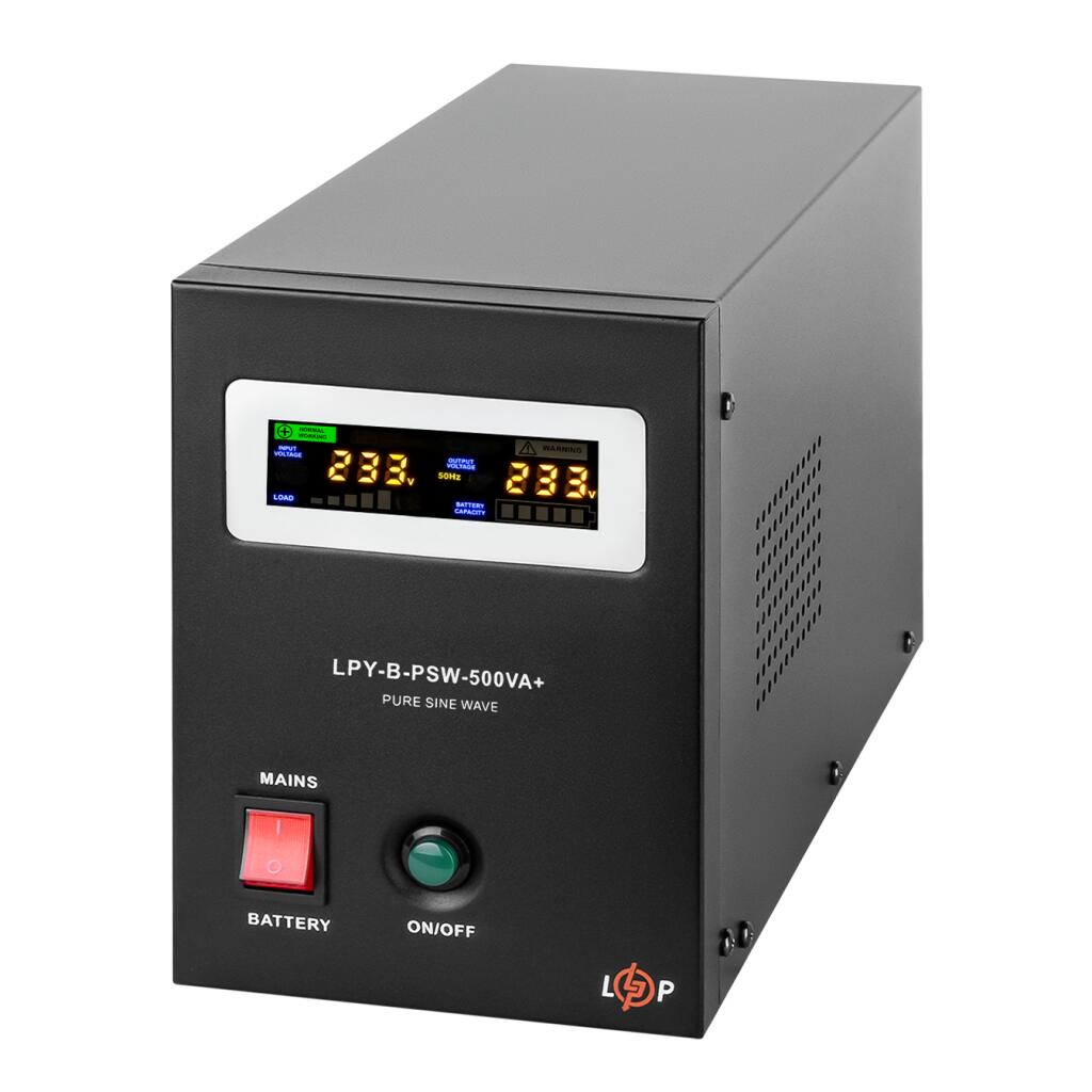 ИБП с правильной синусоидой 12V LPY-B-PSW-500VA+ (350Вт) 5A/10A - Изображение 3