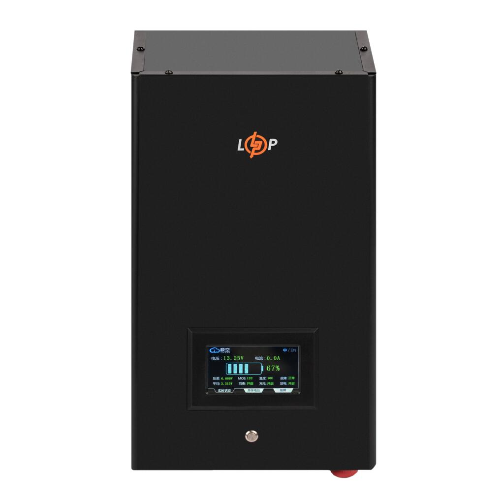 Акумулятор LP LiFePO4 12,8V - 280 Ah (3584Wh) (BMS 200A/200А) метал LCD Smart BT - Зображення 2
