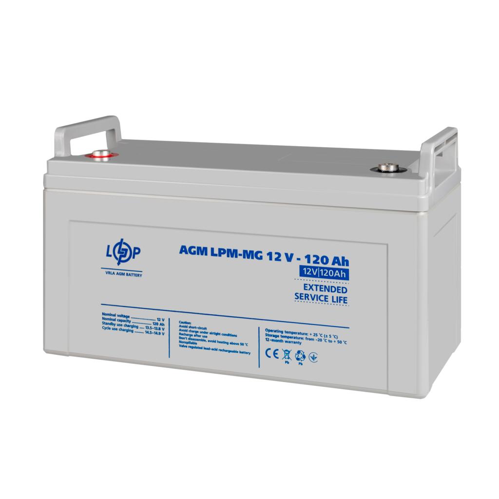 Распродажа (3876) Аккумулятор мультигелевый AGM LPM-MG 12V - 120 Ah 09/2023 - Изображение 3